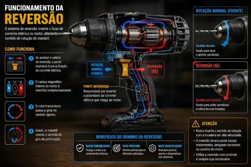 Funcionamento da reversão